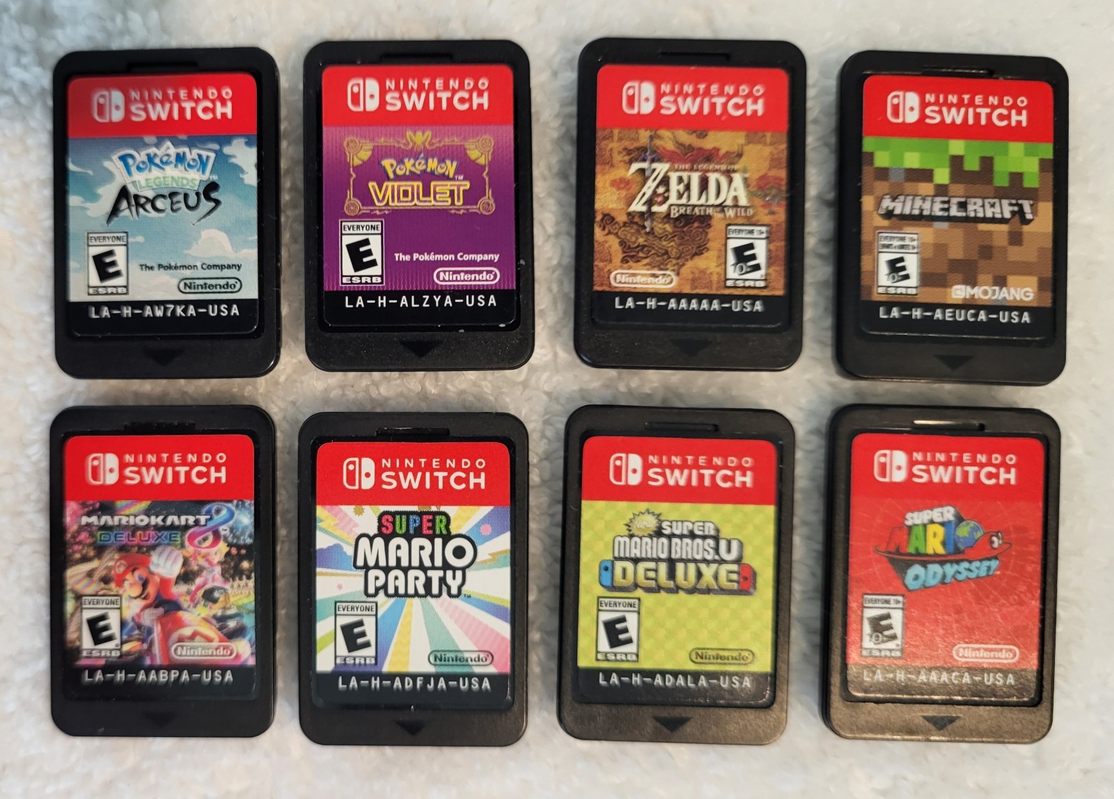 Pokemon, Mario, Odyssey, Kart, Party, Zelda, Minecraft Nintendo Switch Lot