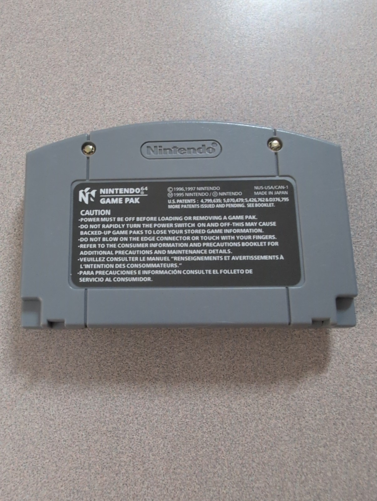 Nintendo 64 N64 Super Mario 64 Tested Combine Ship