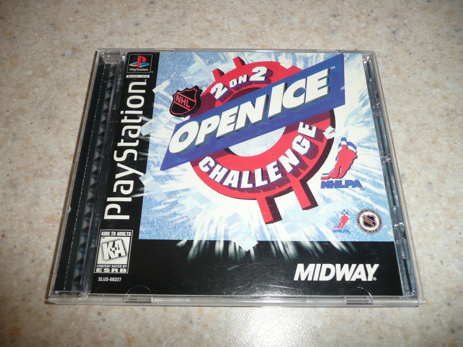 NHL Open Ice 2 On 2 Challenge (PlayStation 1, 1996) CIB w/Reg Card Tested