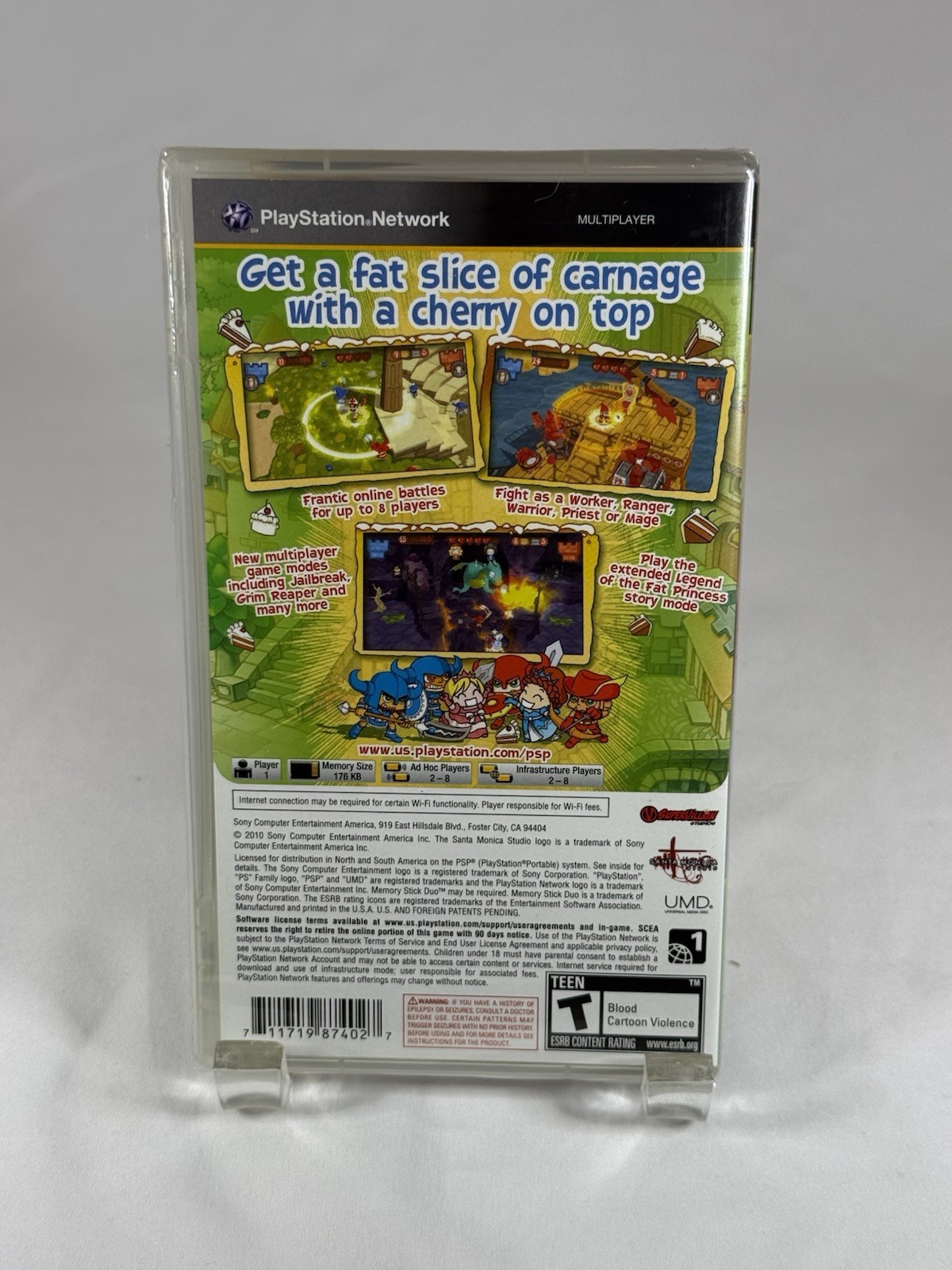 Fat Princess: Fistful of Cake (Sony PSP, 2010) Brand New/Factory Sealed