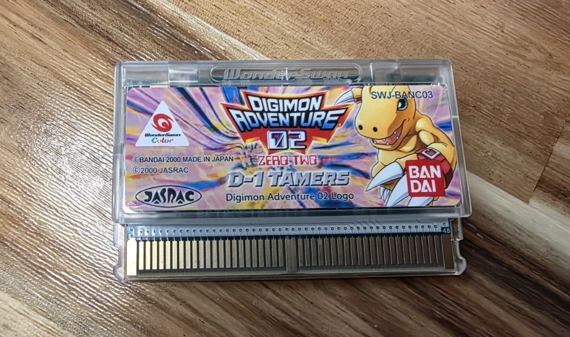 WonderSwan Color DIGIMON ADVENTURE ZERO TWO 02 D1 Tamers WS New PcB