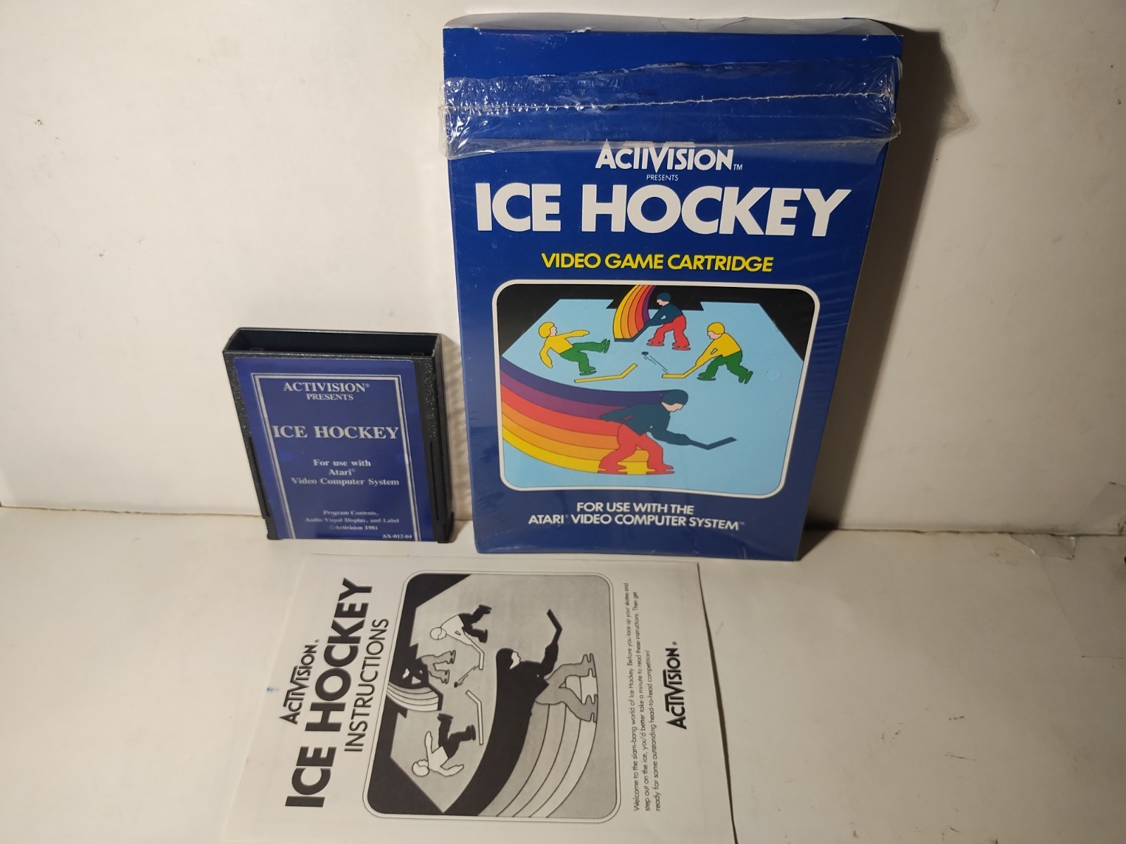Ice Hockey Atari 2600 VCS Game Complete Tested