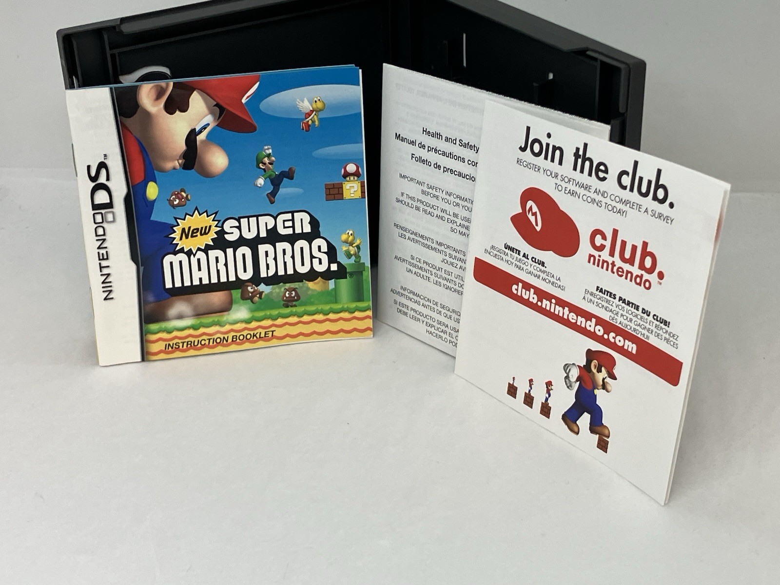 New Super Mario Bros – Nintendo DS – BOX & MANUAL ONLY – NO GAME