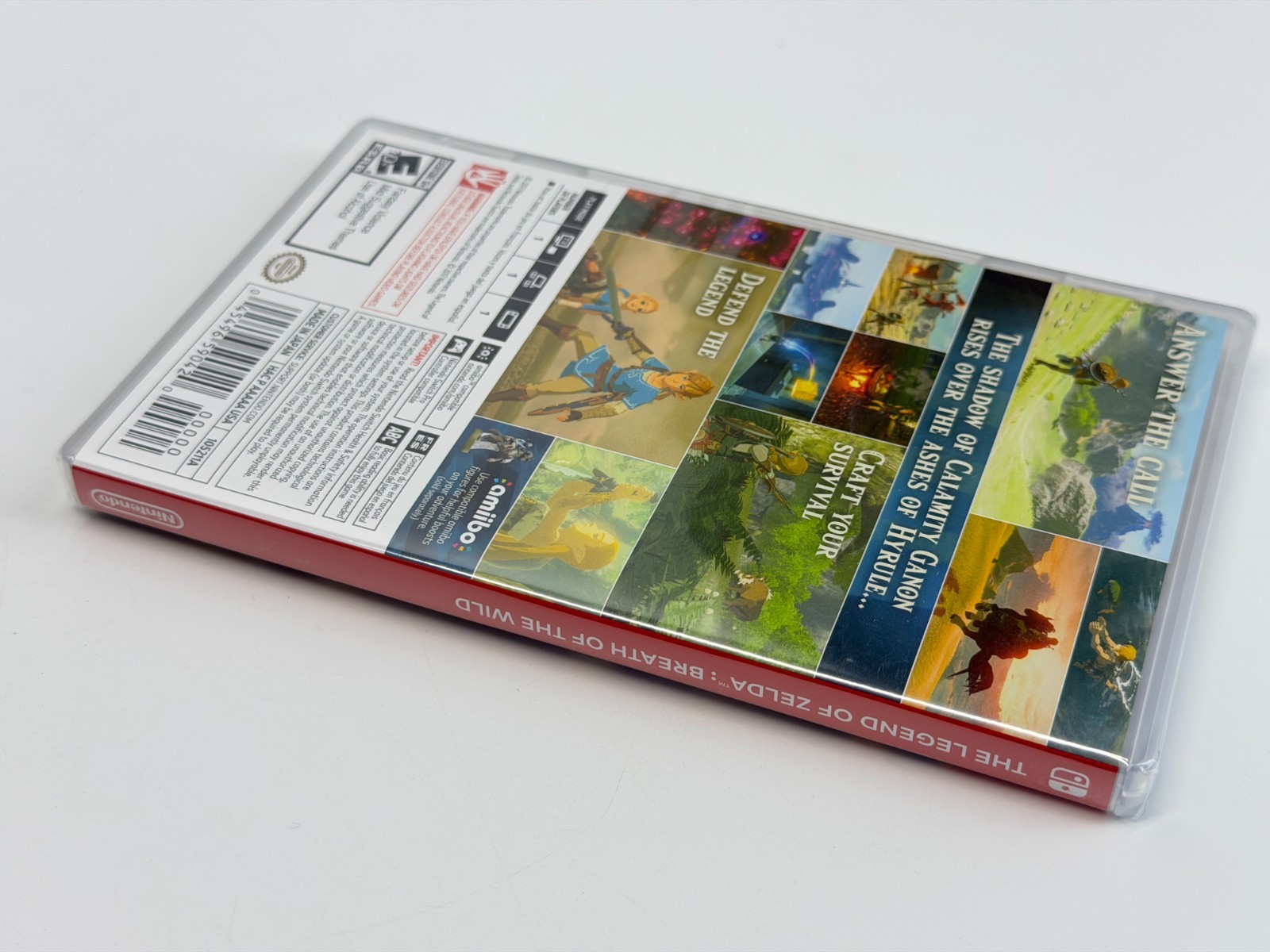 Legend Zelda Breath of Wild (Nintendo Switch) Factory Sealed! FIRST-PRINT 00000