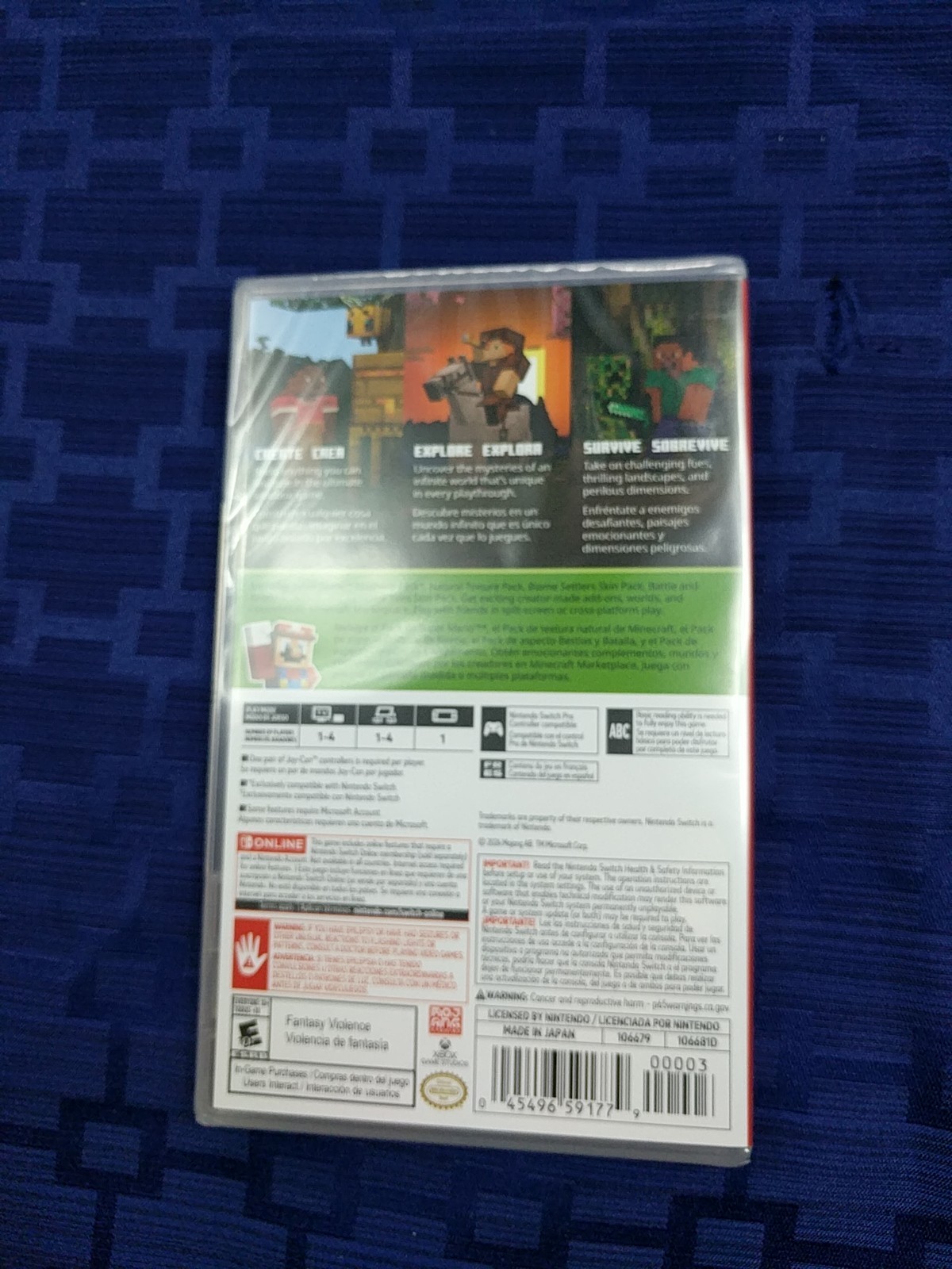 Minecraft – Nintendo Switch (NEW)(Includes Super Mario Mash-Up)